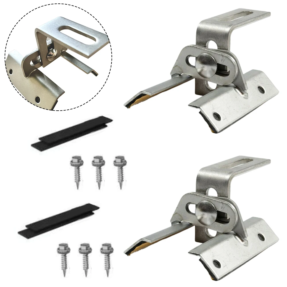 Installation Fixture Solar Clamp Wire Installation Fastener Holder Mounts Clamp Stainless Steel Electrical Supplies