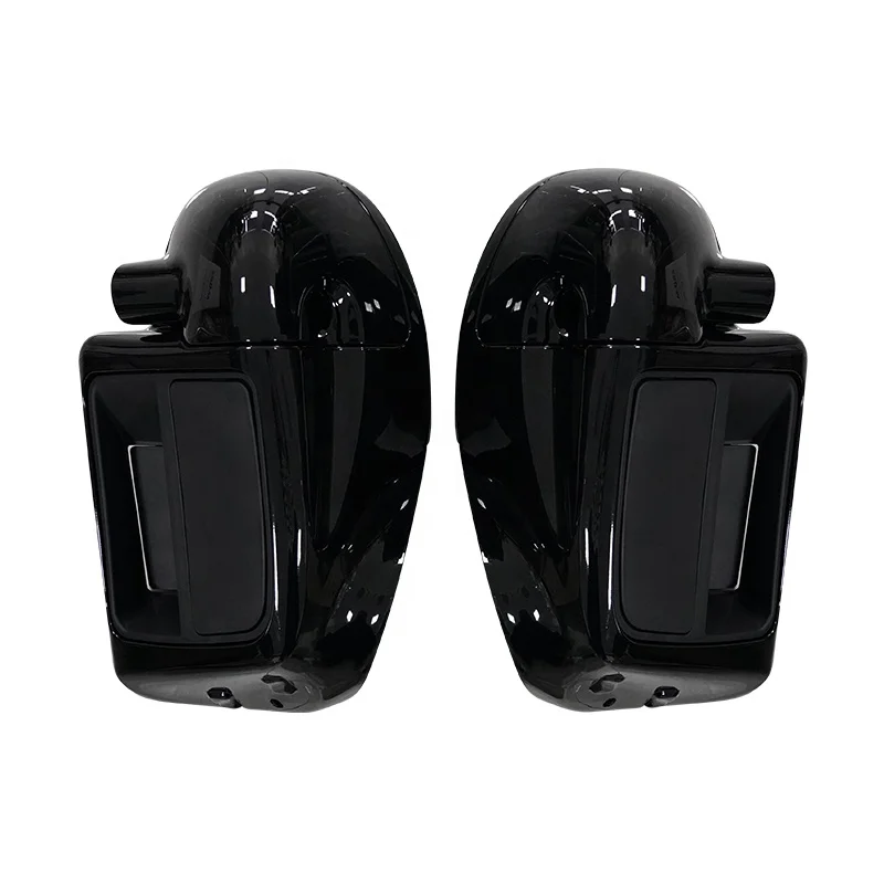 

Suitable for Harley-davidson original high-quality motorcycle parts, bright black leg guards with audio brackets