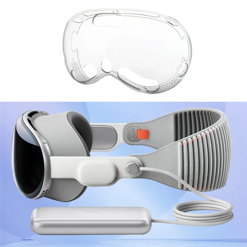 

Well Made-Multi-Functional Convenient Protective Cover For Vision Pro Headset TPU Transparent Case Vr Host
