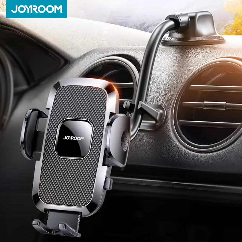 

Joyroom Phone Holder for Car Dashboard Air Vent Universal Car Phone Mount Windshield Stand Long Arm for iPhone Samsung Xiaomi
