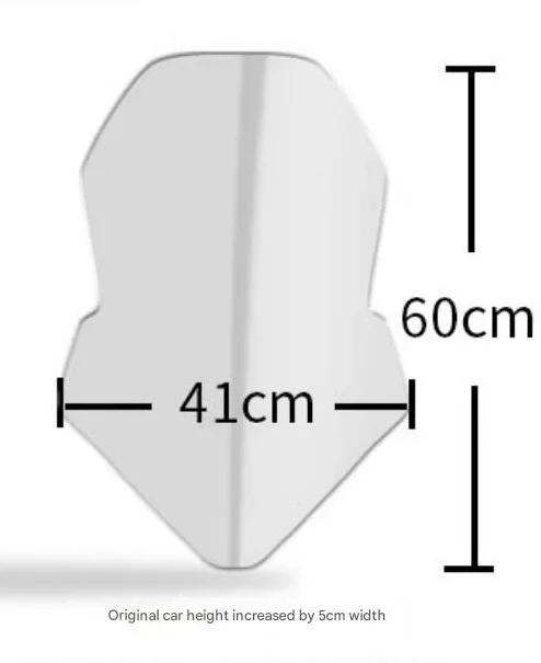 For Kymco RKS150 Modified Front Windshield Windproof Rainproof Easy Install Scooter Accessories