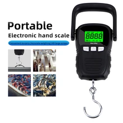 50Kg/5g LCD Digital Display Hanging Hook Scale kg/oz/TEMP/lb Backlight Portable Fishing Travel Mini Electronic Weighing Scale