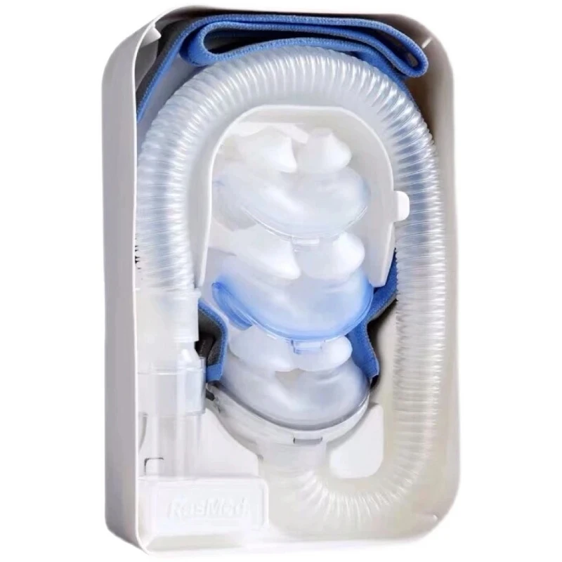 Resmed AirFit P10 الوسائد الأنفية ، قناع CPAP مع أغطية الرأس ، والوسائد S M L ، وشخير النوم وتوقف التنفس
