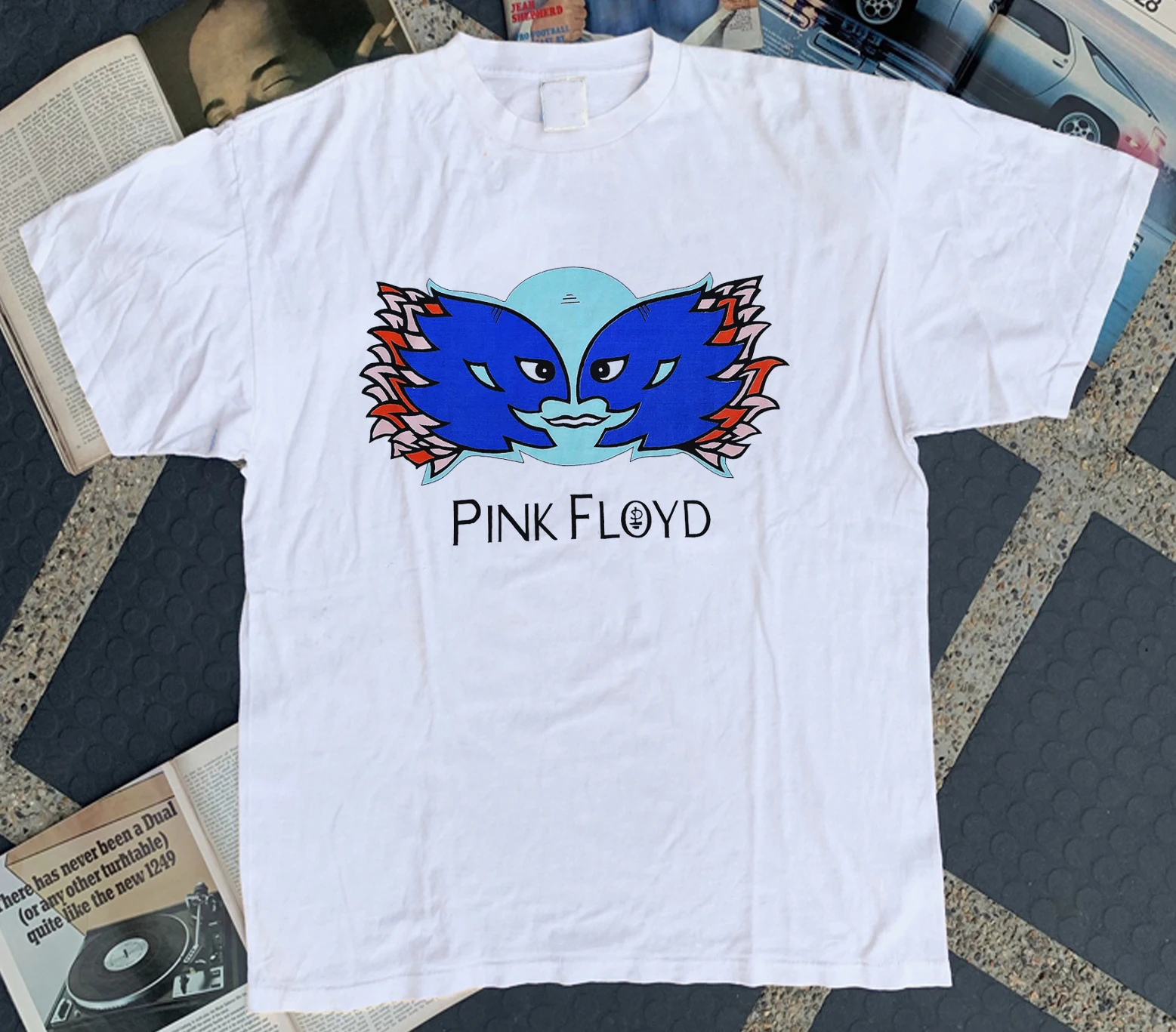 

Футболка Pink Floyd Pink Floyd American Street, свободная хлопковая мужская и женская футболка большого размера с коротким рукавом большого размера