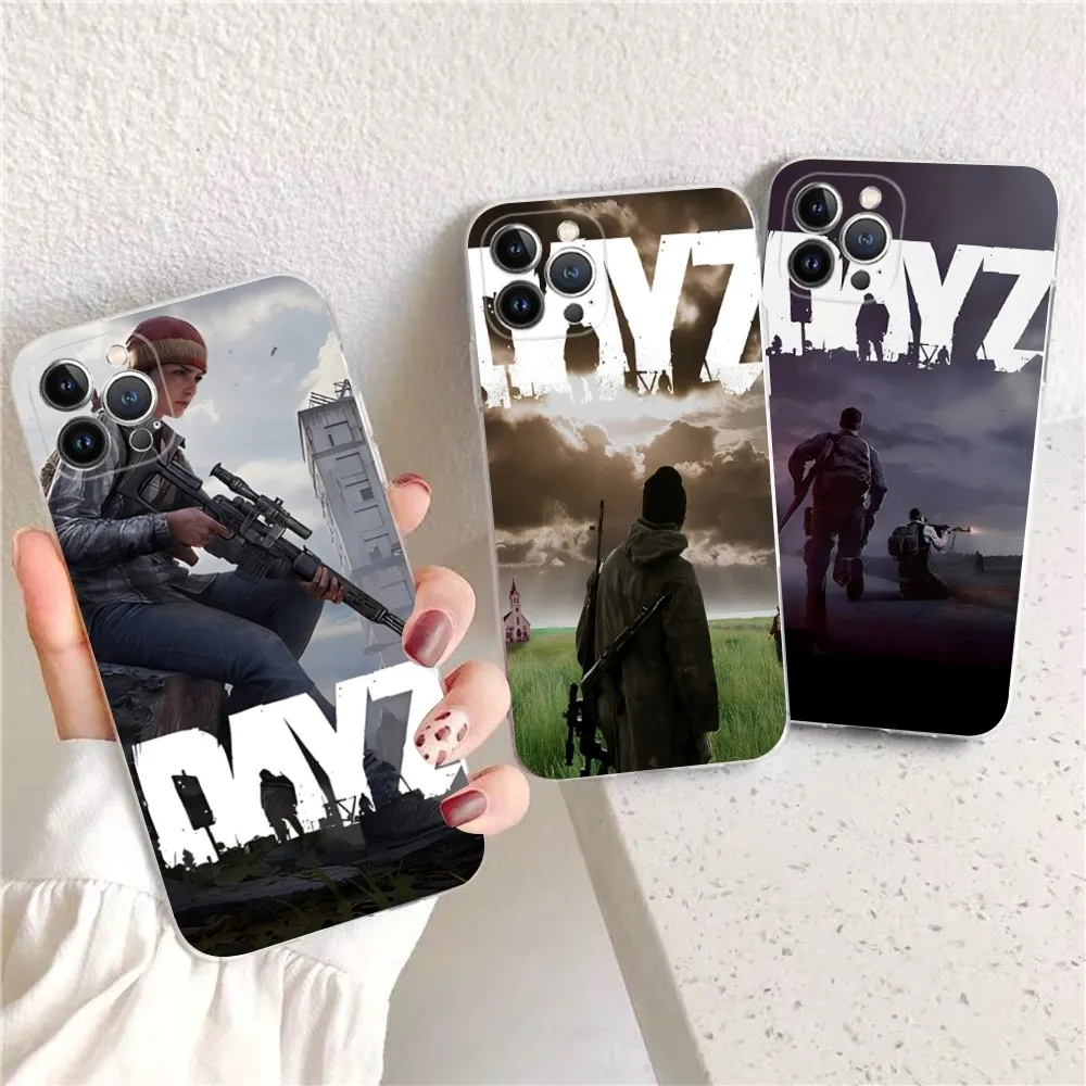 D-DayZS Z-ZombieS Game Phone Case For iPhone 15 14 11 12 13 Mini Pro XS Max Cover 6 7 8 Plus X XR SE 2020 Funda Shell