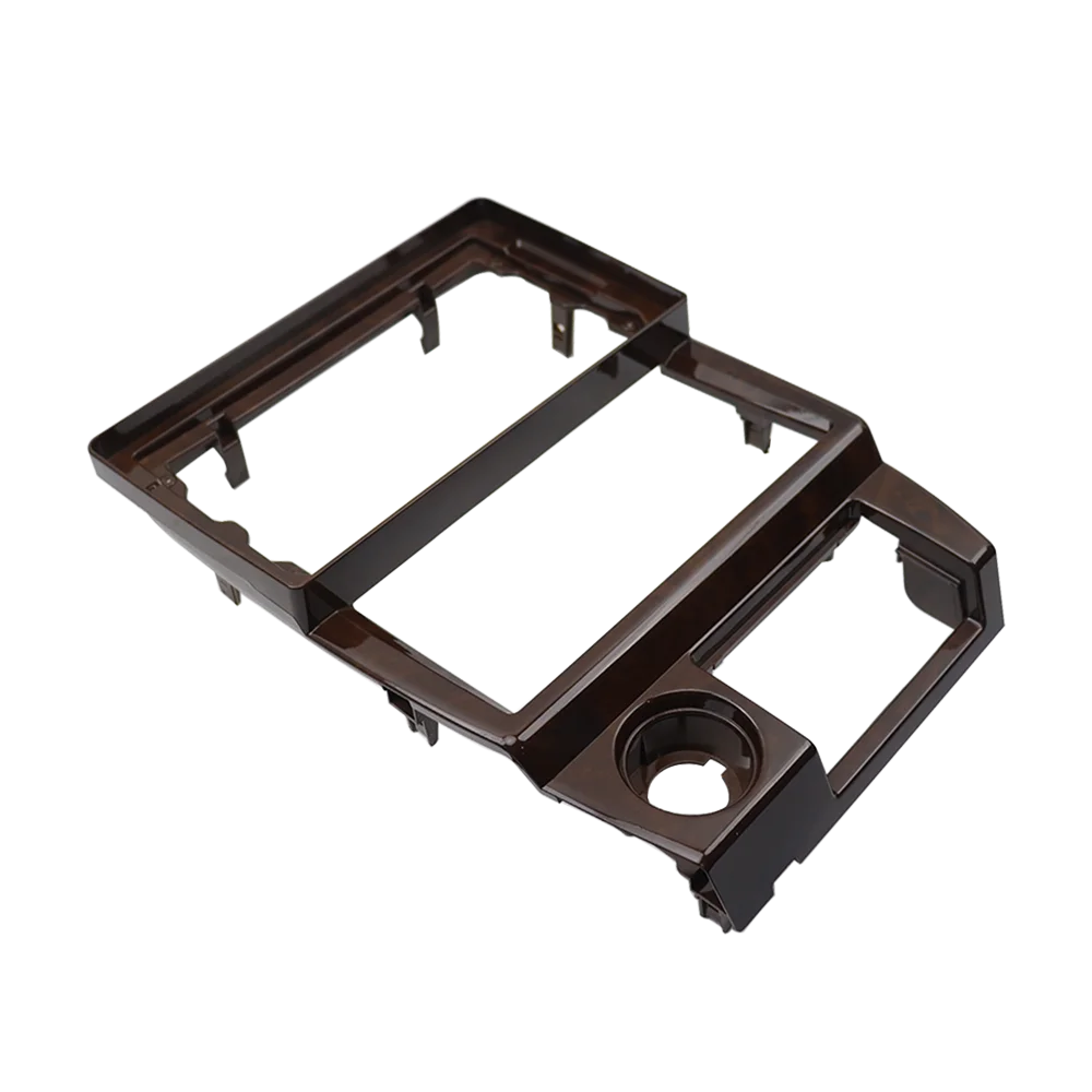 2 Din Car Frame for 1997-2003 Toyota Camry 9 Inch Peach Wood Left-Hand Drive Android Navigation Dashboard Panel Center Fascia MP - view 3