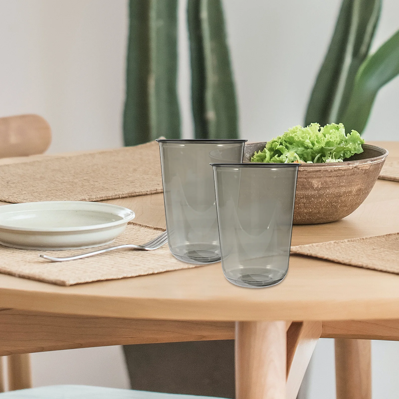 

50pcs Disposable Cups Transparent For Bubble Tea Coffee Juice Cold Drinks Clear Plastic Beverage Cups Smooth Edge