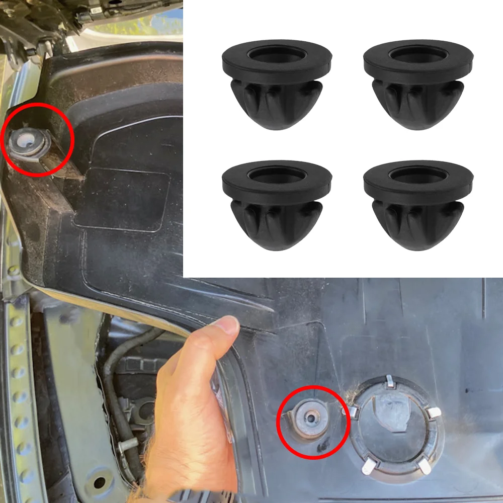 4X สำหรับ BMW F20 E81 F87 F80 E93 G81 F36 F11 G32 G11 F92 G02 F39 G05 F86 F55ยางขอบฝาปิดเครื่องยนต์แต่งพุ่มไม้ Grommet BUSH STOP BUSH STOP New
