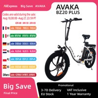 AVAKA-BZ20 PLUS Folding Electric Bicycle, 500W Brushless Electric Bicycle, 18.2Ah Battery, Adult City Electric Bicycle
