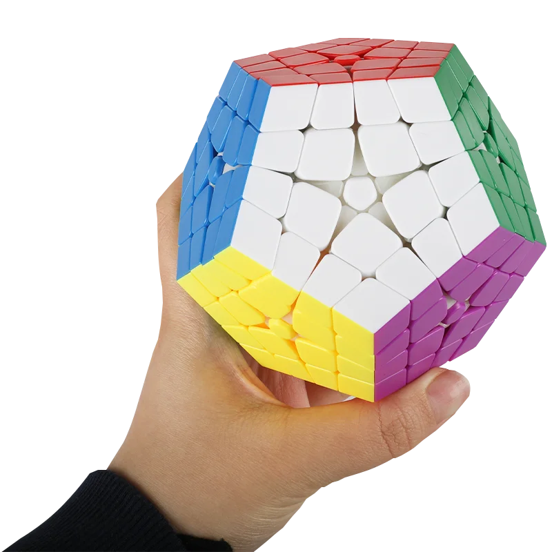 SengSo 4x4 Megaminx مكعب السرعة 4 طبقة بدون ملصقات أُحجية مكعبات لعب الأطفال هدية Cubo Magico