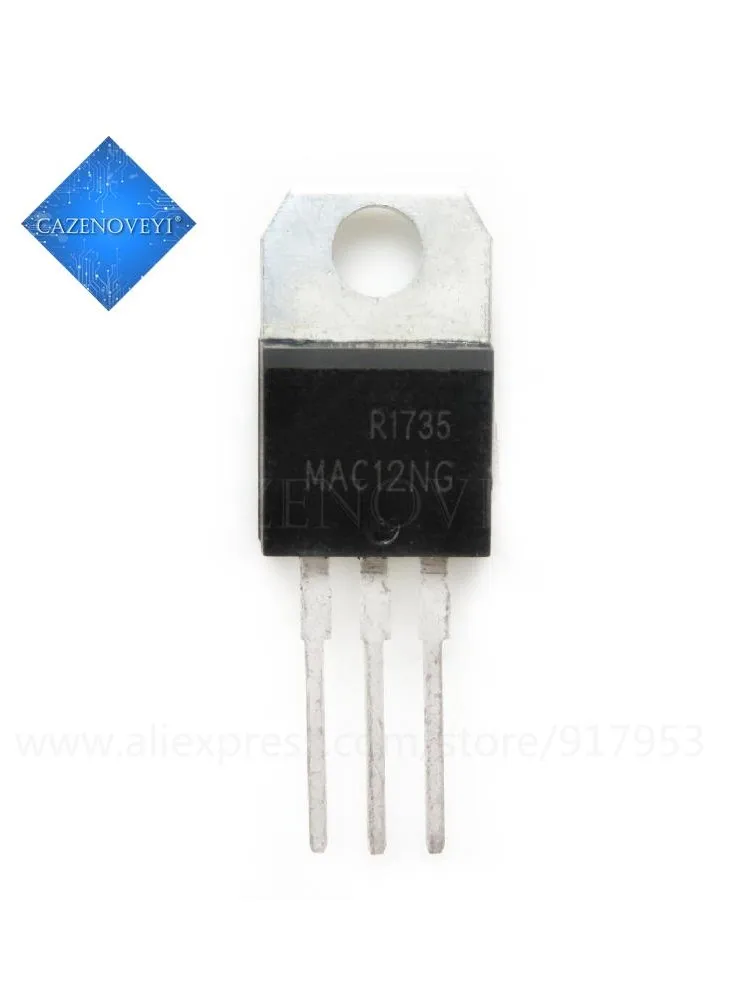 Hot sales 10pcs/lot MAC12NG MAC12N MAC12 TRIAC 800V 12A AB Best quality In Stock