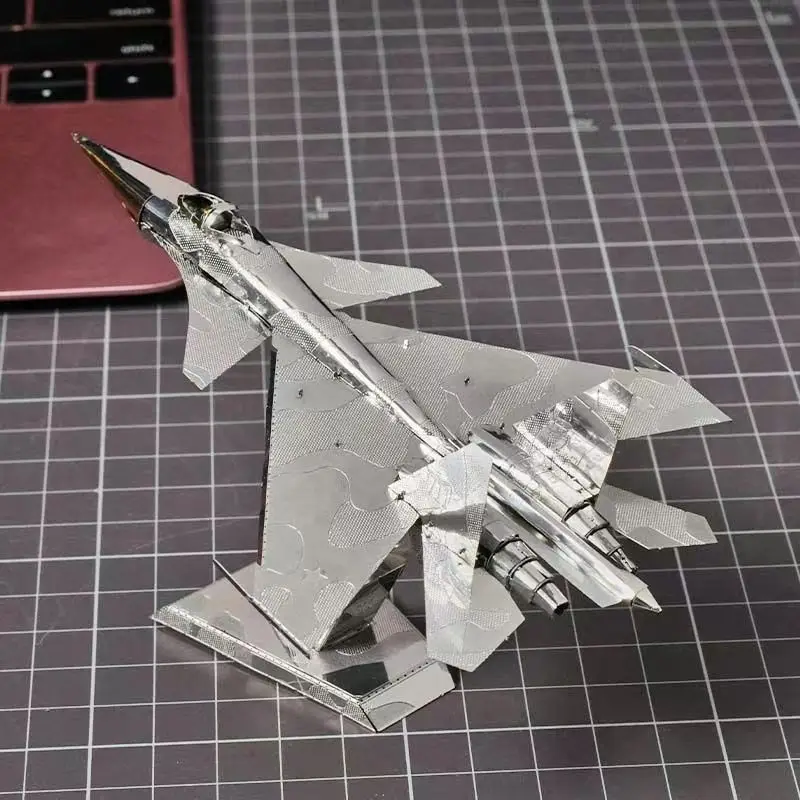 Novo SU-34 lutador 3d kits de quebra-cabeça de metal Cy-34 fullback lutador montagem modelo corte a laser quebra-cabeça brinquedos para crianças adulto