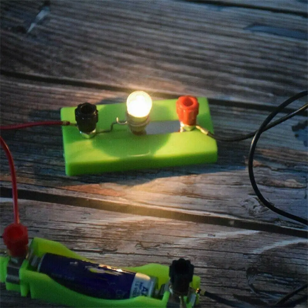 Hands-on Ability Toy Electric Circuit Experiment Basic Circuit Montessori Learning Experiment Set Electricity Learning Kit