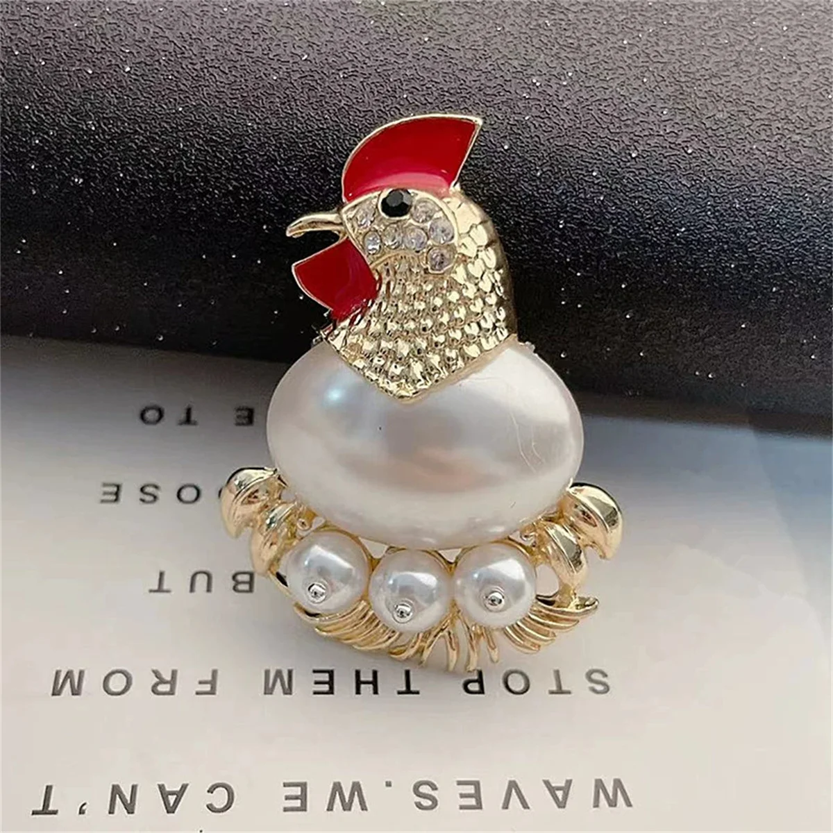 1Pc Unique Personality Rooster Brooch Pin Creative Fashion Jewelry Accessories Party Birthday Celebration Gift Souvenir Trend