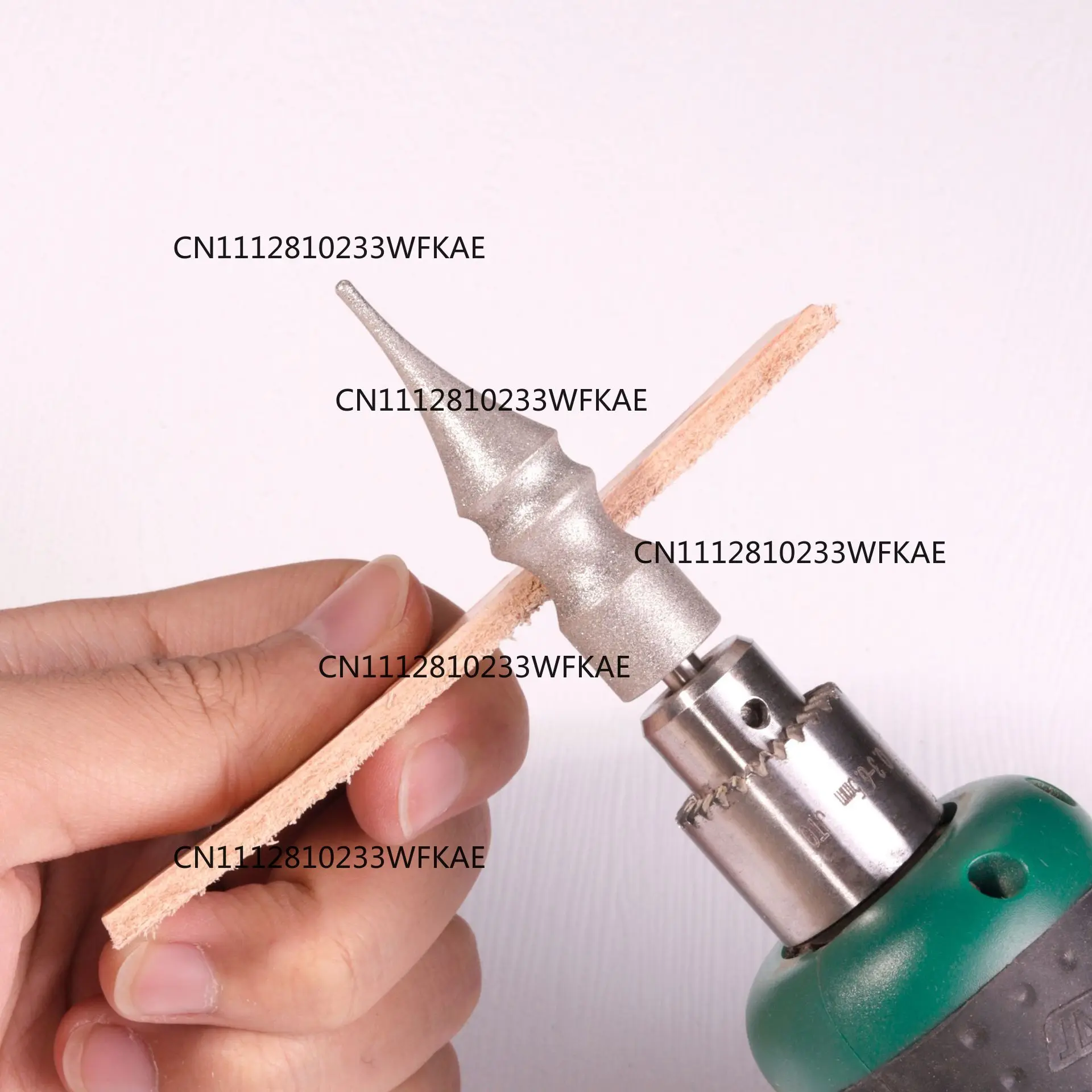 Real leather grinding stick metal grinding head, leather rough grinding and polishing DIY tool, fast and efficient meat