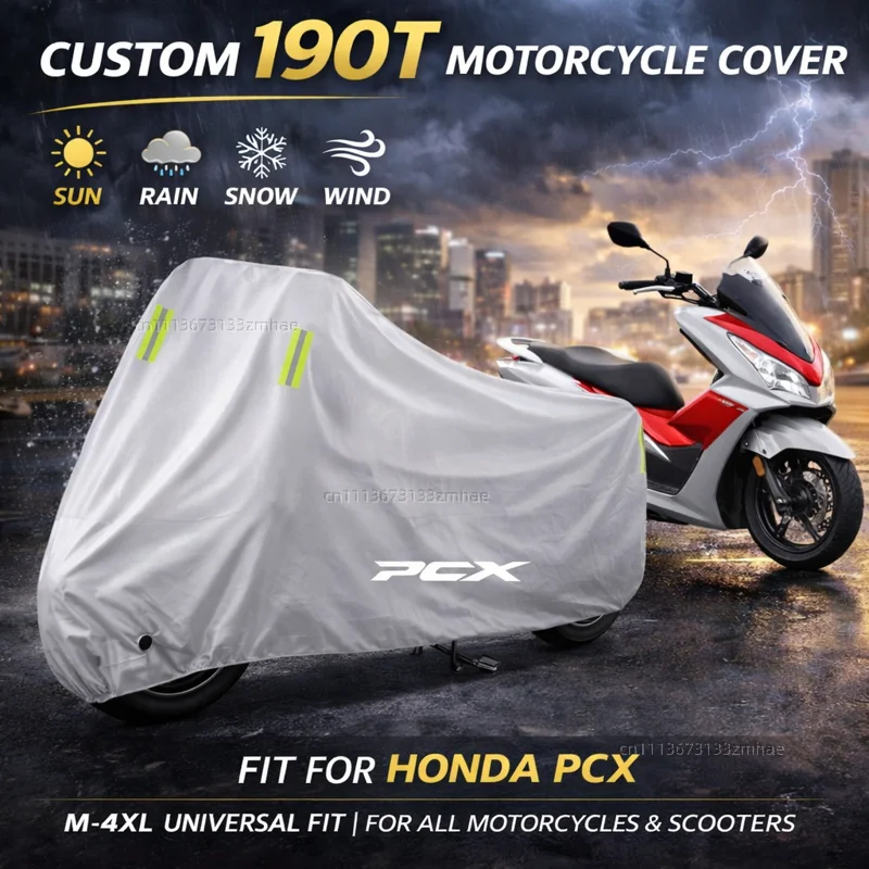 

For HONDA PCX125 PCX150 PCX 125 150 pcx 125 150 Scooter Cover Waterproof Heavy Duty Outdoor Rain Dust Sun Protector