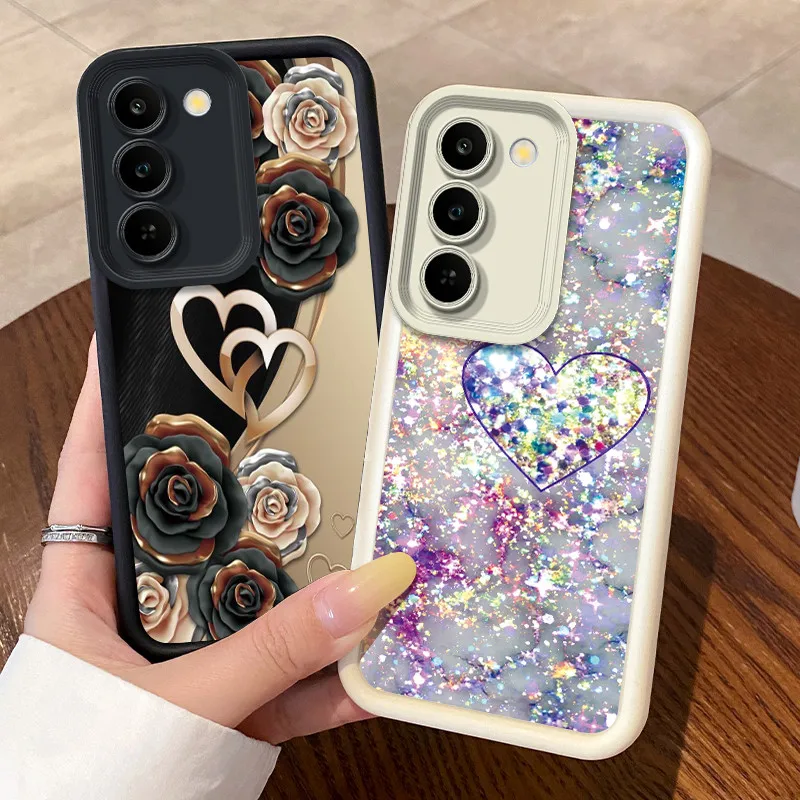 For OPPO Realme C100 5G Phone Case Beautiful Atmospheric Full Coverage Funda For Realme C 100 C83 5G Soft Silicone Shell Cover