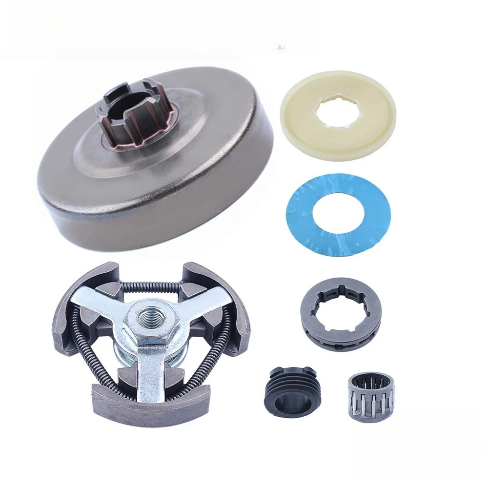 

3/8"-7T Clutch Drum Rim Sprocket Kit For Husqvarna 61 66 162 266 268 272 272XP