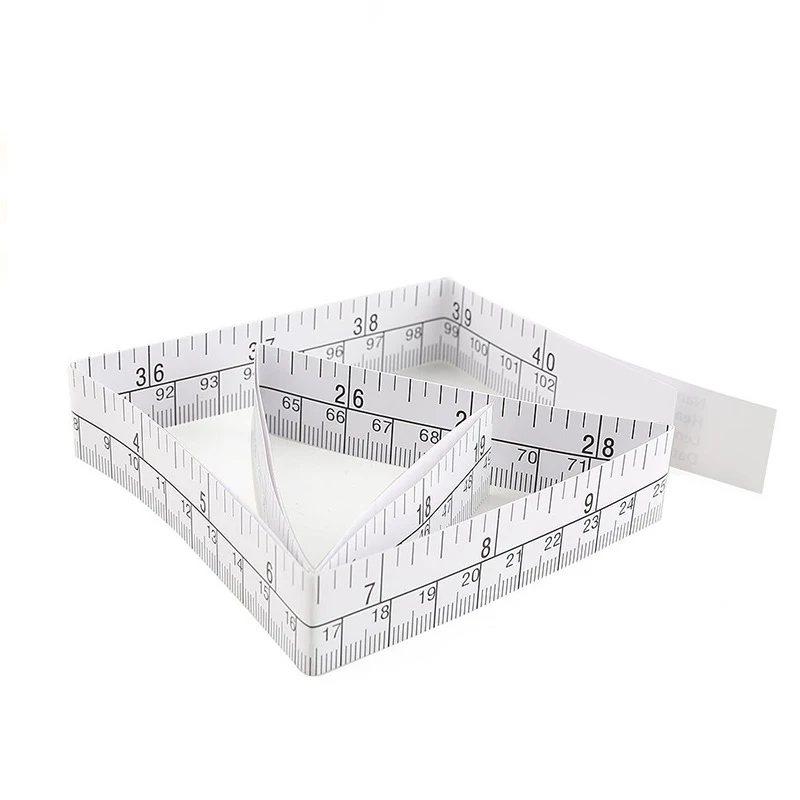 Skyasia 1.5M Body Measuring Ruler White Paper Tape Measure Double-Sided Scale Coated Paper Ruler For Physical Examination Gym
