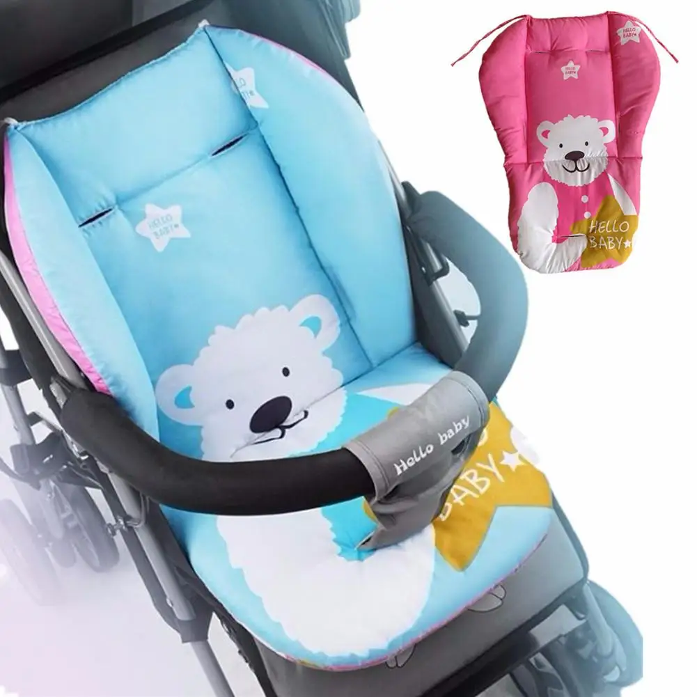 Baby Stroller Seat Soft Cushion Kids Pushchair Car Cart High Chair Seat Trolley Soft Baby Stroller Cushion Pad Accessories