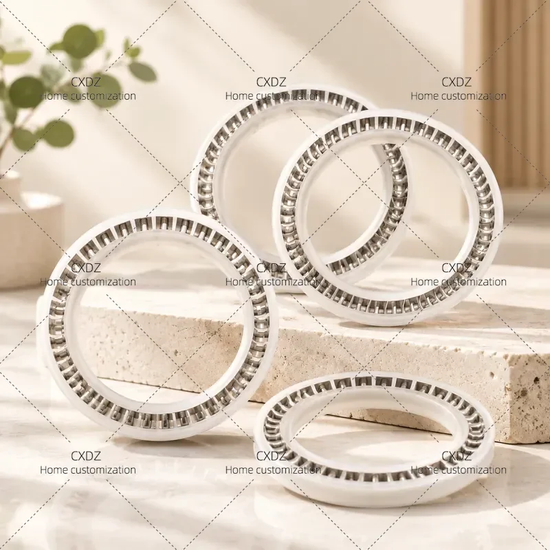 2pcs Ultra High Molecular Weight UPE Wear Resistant Food Filling Machine Energy Storage Spring Sealing Ring for Hole Pan Plug
