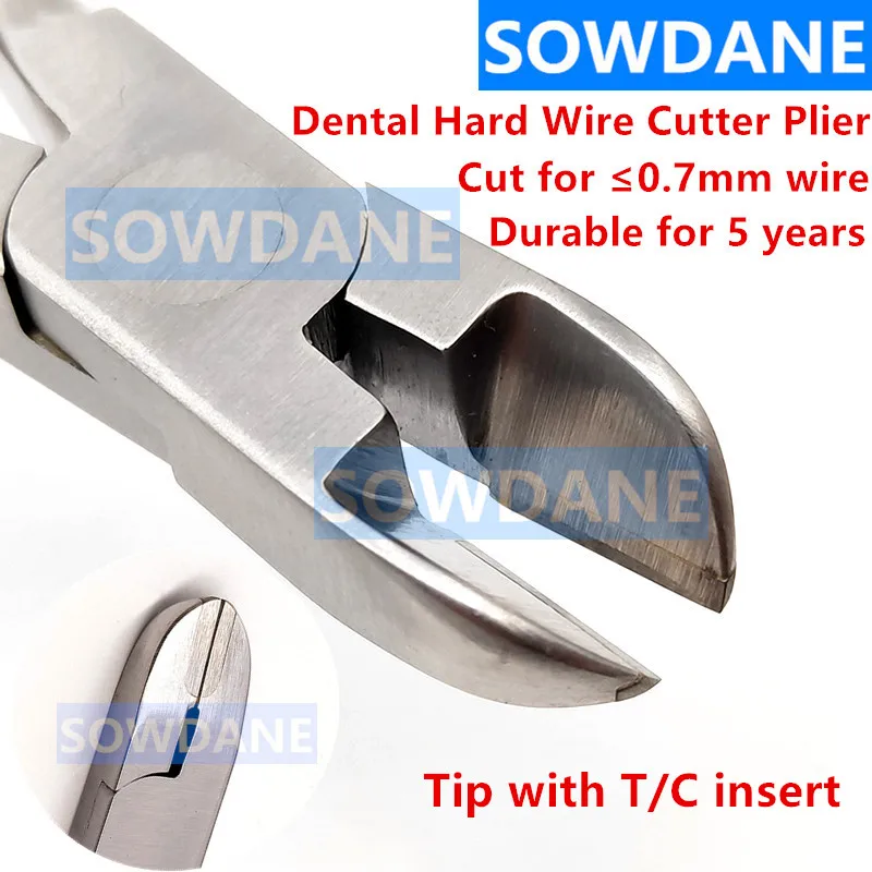 

Dental Orthodontic Hard Wire Cut Cutter Plier Heavey Arch Wire Cutting Forcep Tool for 0.7mm Maximum Dental Instrument