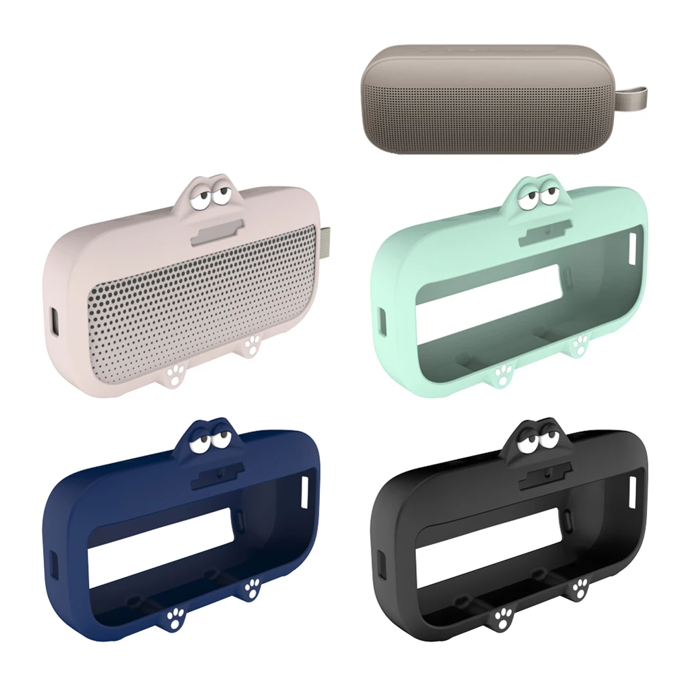 

Silicone Cover Fit for Bose SoundLink Flex 2nd Gen Travel Protective Cover Soft Silicone Case Shockproof Anti-Scratch Drop-Proof