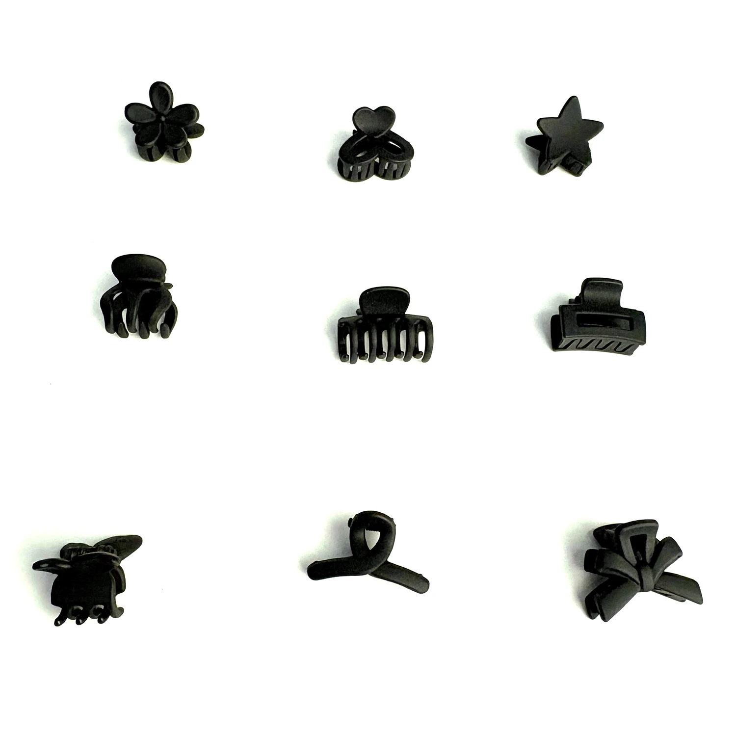 Beige Mixed Pack Small Clips for Daily Use