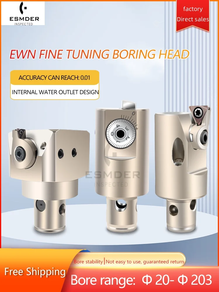 EWN20-36 25-47 32-60 41-74 53-95 68-150 100-203 CKB1-6 LBK1-6 EWN Precision Boring Head Adjustable Fine Turning Boring Tool