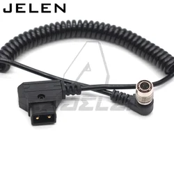 DTAP to Hirose 4 pin Right angle elbow plug for Sound Devices 688 633 Zoom F8 Power Cable ZAXCOM