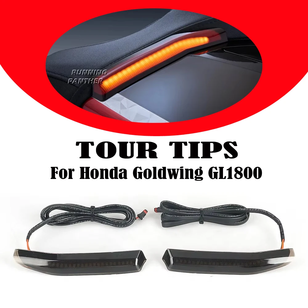 

Motorcycle Top Box Trunk Tour Tips Side LED Decorative Light Lamp For Honda Goldwing Gold Wing GL1800 Tour DCT Airbag 2021-2023