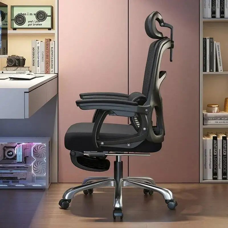 Computer Wheels Stool Luxury With Armchair Chair Office Desk Vanity Pc Room Gamer Bedroom Ergonomic Chairs Living Backrest Cheap