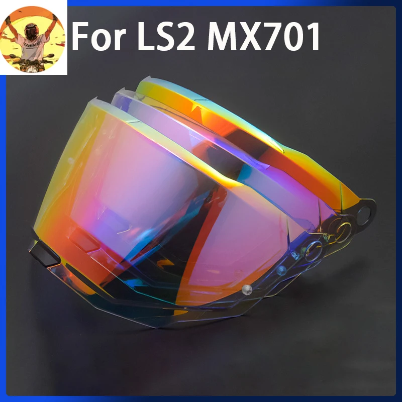 

Motorcycle Helmet Full Visor Full Face For LS2 MX701 UV Anti-scratch Wind Shield Glasses Visor Moto Accessories MX701