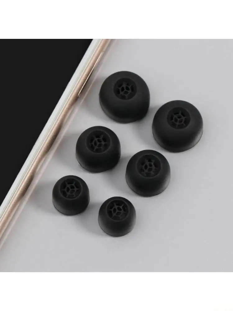 B03F 3Pairs Soft Silicone Earbuds Earphone Tips Earplug Cover for  IE900 IE800S Dynamic Headphone Eartips