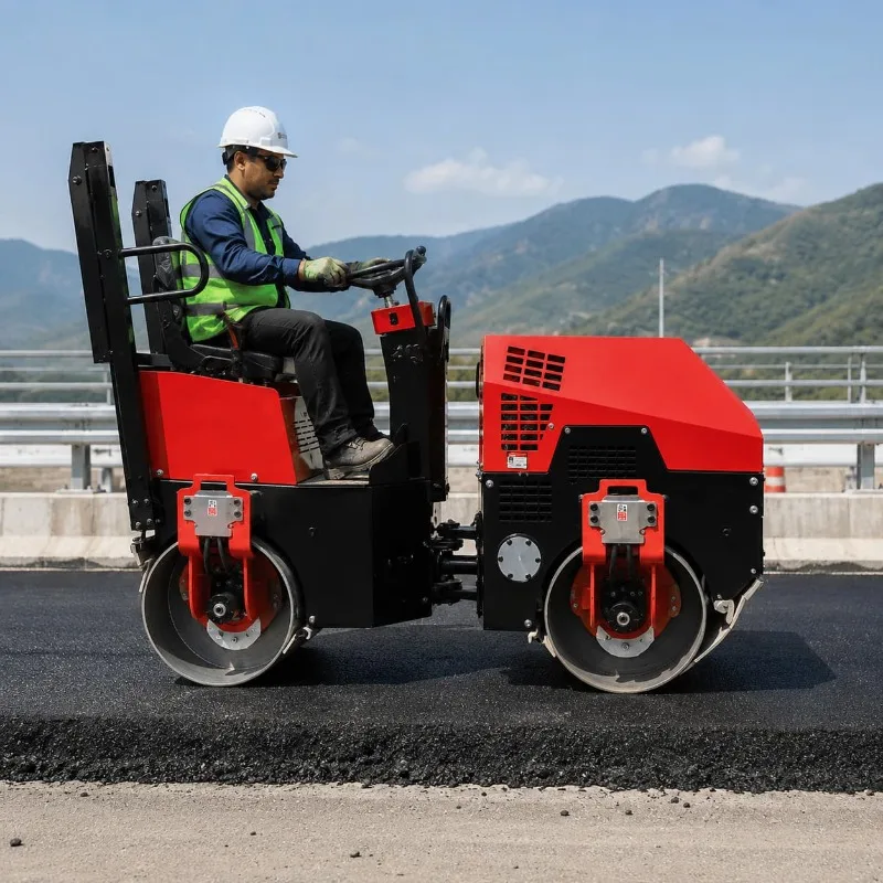 Road Roller Compactor Machine Self Propelled Drive Customized Easy Control Machine for Courtyard Road and Factory Ground