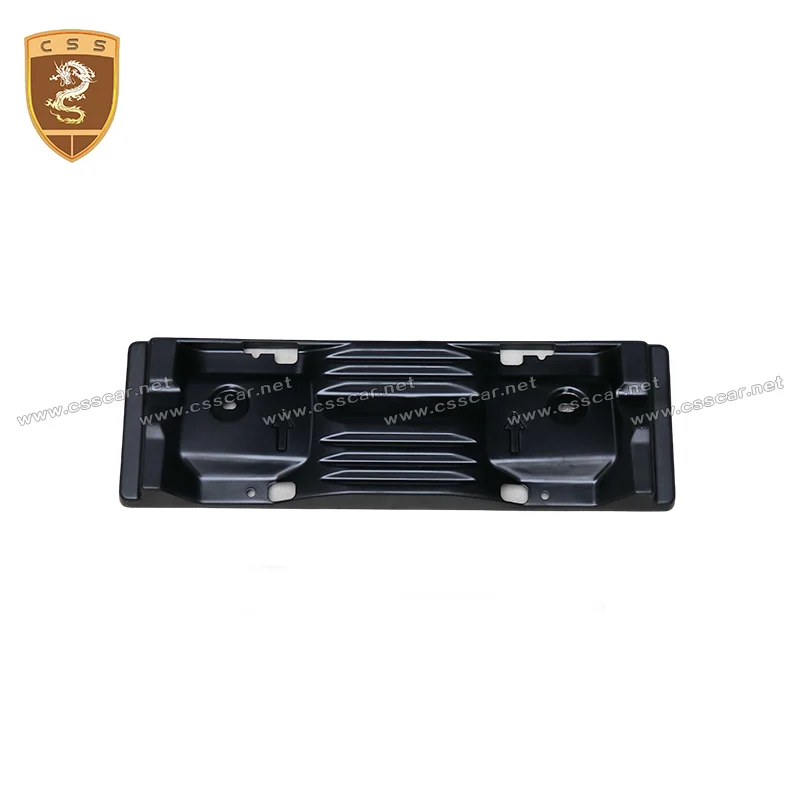 For Aston Martin DB11 HY53-17A835-DC Car Front Bumper Look License Plate Frame Cover Black Anti-corrosion Stying Accessories