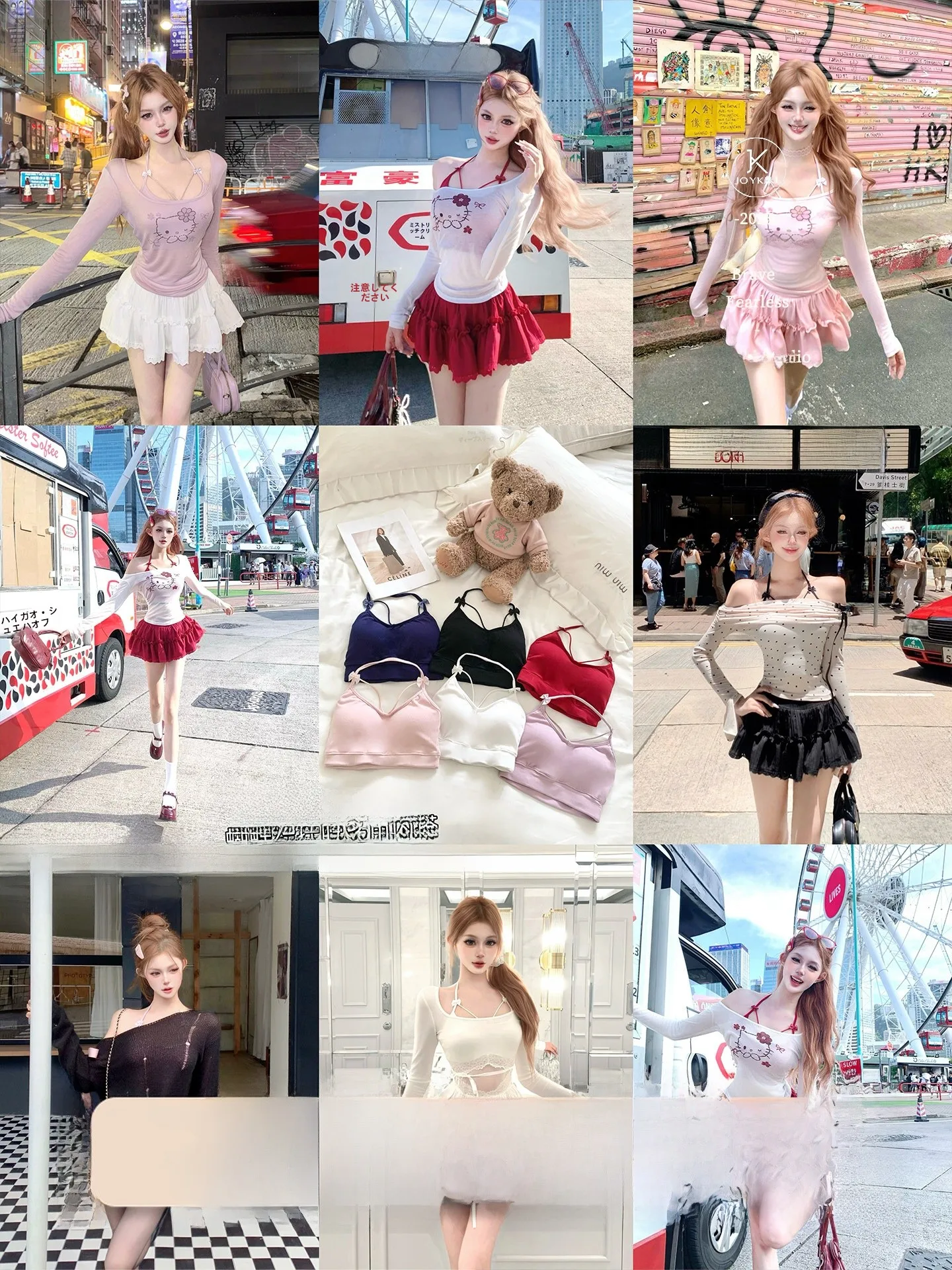 

Joykiki эластичные висячие ремни из смеси хлопка с подушечкой для груди 3 см Ciwalk, подходящая внутренняя одежда для молодых девушек