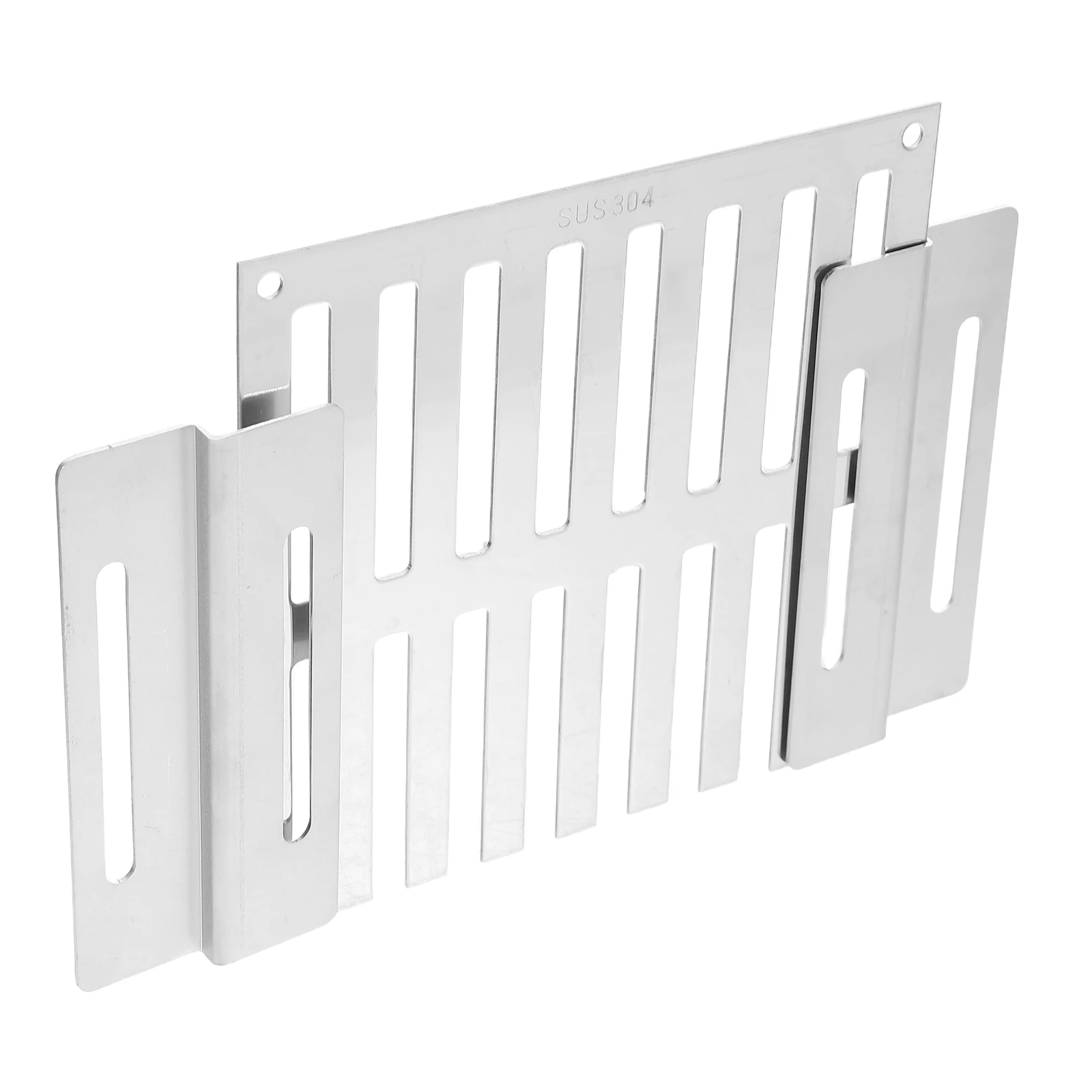 

Stainless Steel Drain Grate 12.5X12.5Cm Side Wall Mount Square Sliding Cover For Outdoor Rooftop Channel Drainage Heavy