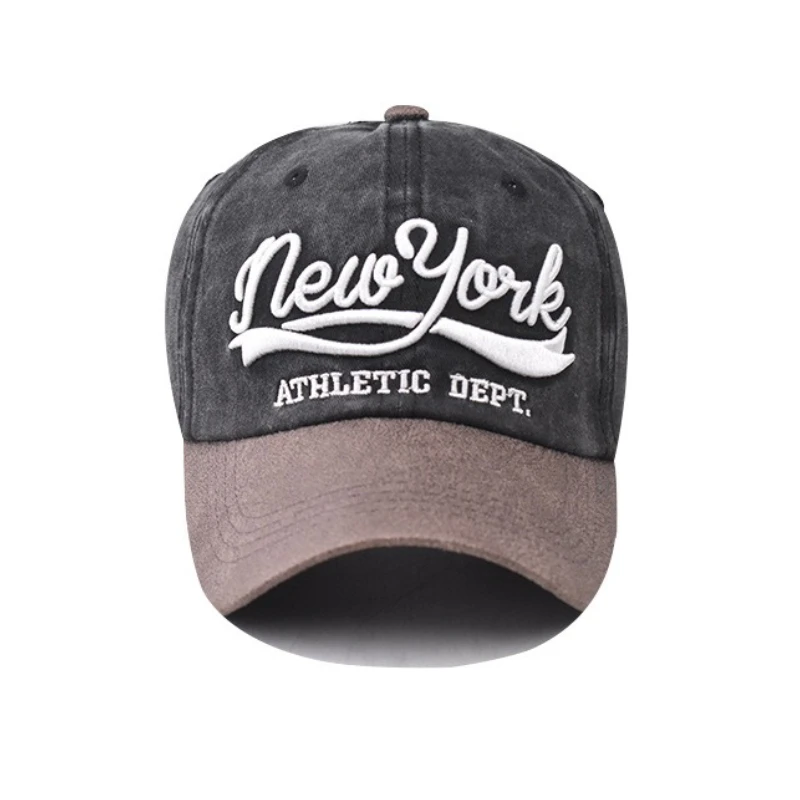 

2025 Fashion Outdoor Sports Cotton Baseball Cap Retro New York Embroidery Men's Cap Hip Hop Rebound Caps Snapback Hats