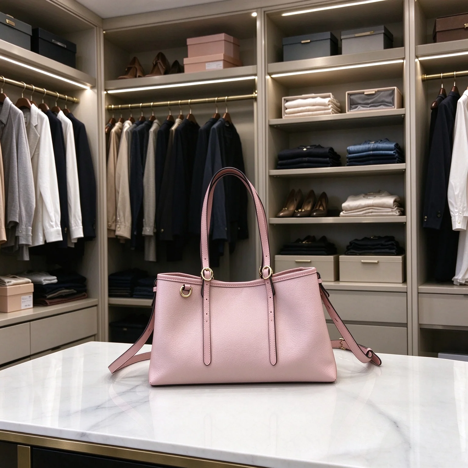 Light Luxury Classic Designer Crossbody Bag, Trend Original Design Style Small Square Bag, Textured PU Leather Handbag, Women Daily Shopping Shoulder Bag, Metal Lock Classic Style, Simple High-end Multi-compartment Adjustable Strap Commute Crossbody Purse