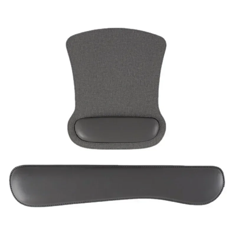 Ergonomische Memory Foam-Tastatur matte aus Leder mit Handgelenks tütze, geeignet für wasserdichte Oberflächen im Büro und zu Hause