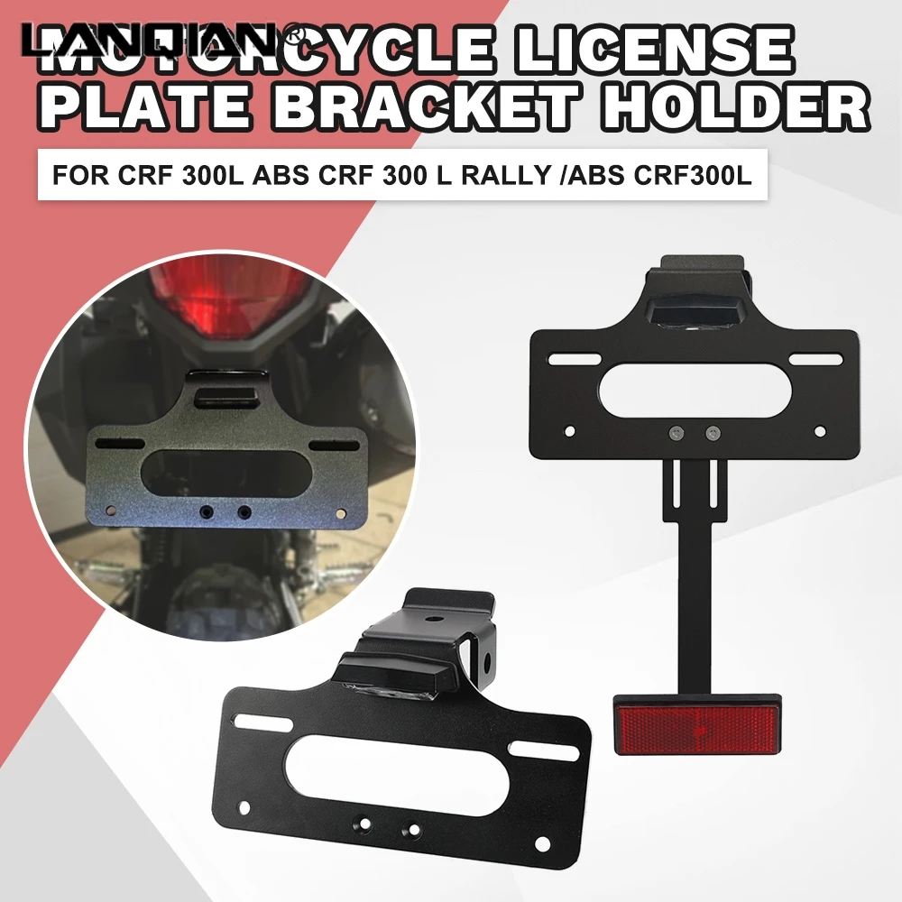 

FOR HONDA CRF300LS CRF 300 LS 2023 2024 CRF300L ABS 2021-2023 Motorcycle License Plate Bracket Holder Rear Fender Eliminator Kit