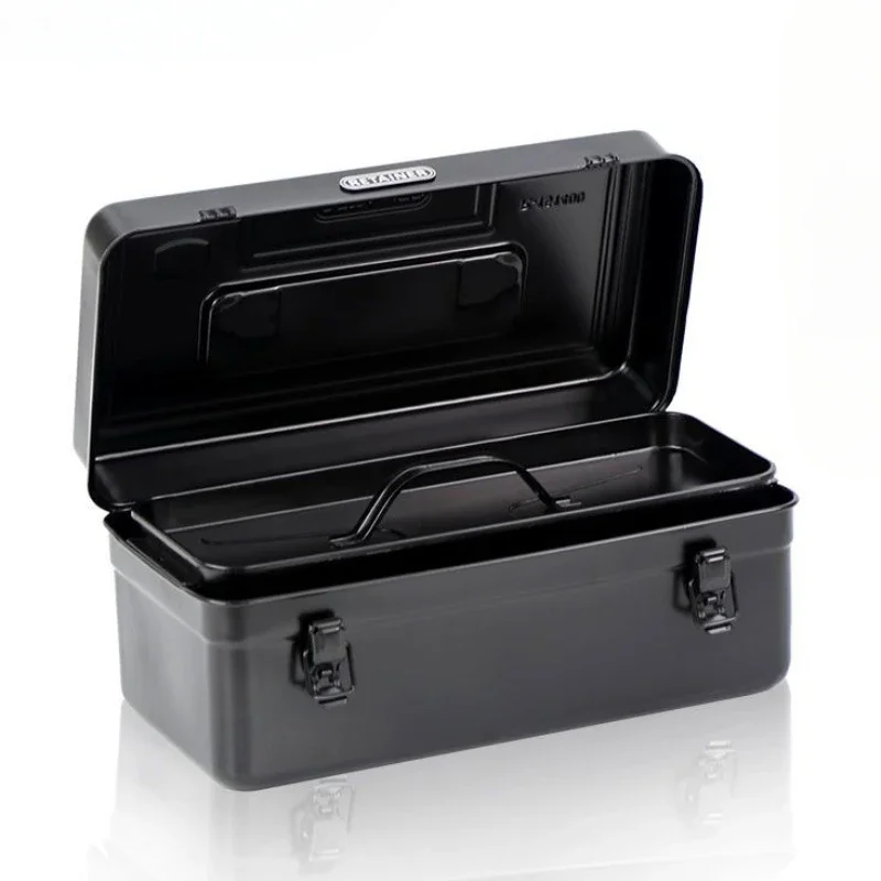 Iron Toolbox Organizer Storage Large Hard Case Complete Kit Tool Suitcase Multifunctional Rigid Transport Box Waterproof Boxes