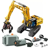 IN STOCK 720pcs 2 in 1 Engineering Technical Excavator Building Blocks Model MOC Bulldozer Bricks Toys Boys Birthday Gift Set