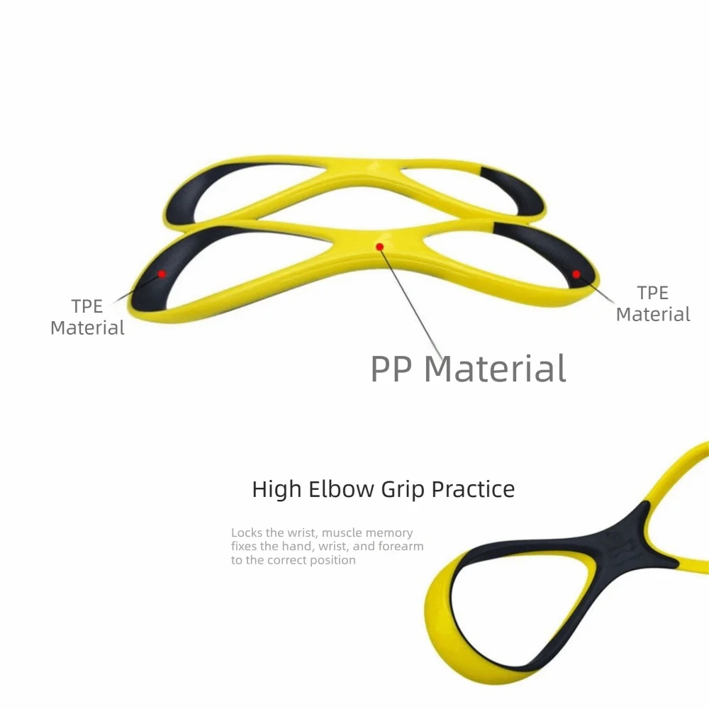 

8 Shape Swimming Paddles Ergonomic Shape Wear Resist Swim Training Paddle High Elbow Design Teaching Auxiliary Webbed Glove