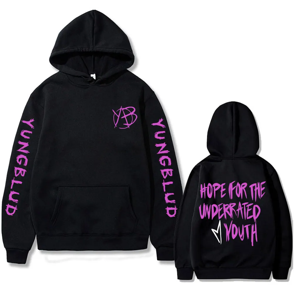 

Rock Singer Yungblud Hope for The Underrated Youth Hoodie Male Vintage Streetwear Men Women Fashion Oversized Pullover Hoodies