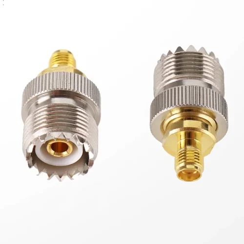 Imagen 2 del producto Adaptador SMA macho hembra a RP SMAN UHF, convertidor de latón, conector Coaxial recto, 5/20/100 piezas