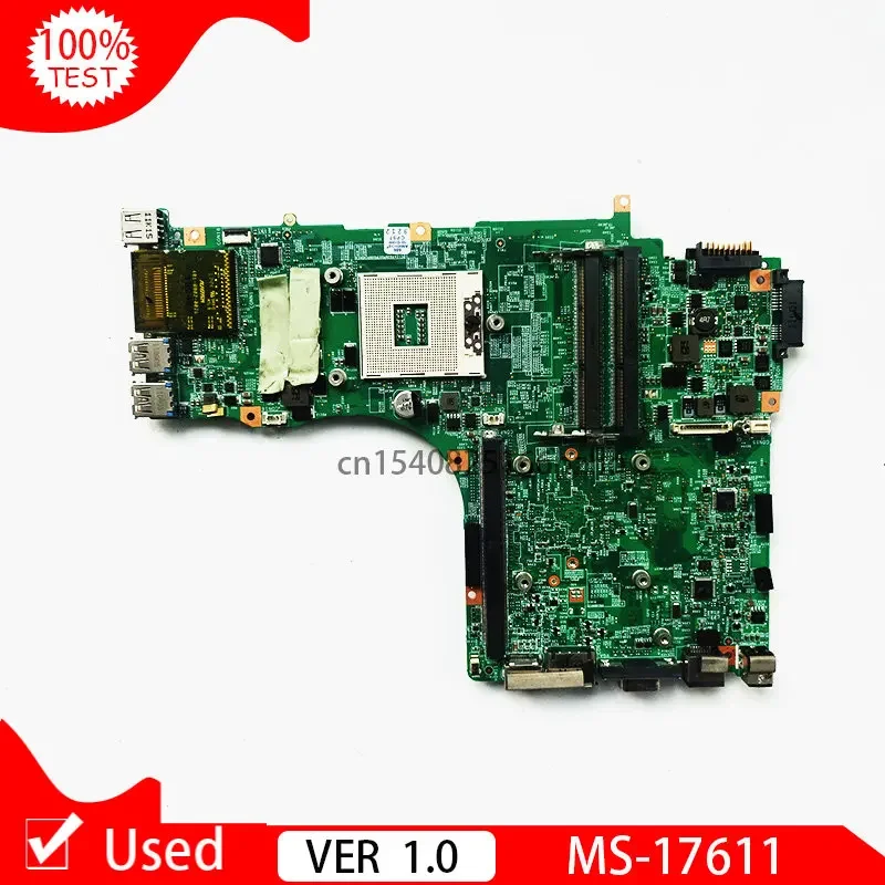 Used For MSI GT70 GX780R GT780 GT780R GT780DR GT780DX GT780DXR Laptop Motherboard MS-1761 MS-17611 VER :1.0 PGA989 DDR3 HM67