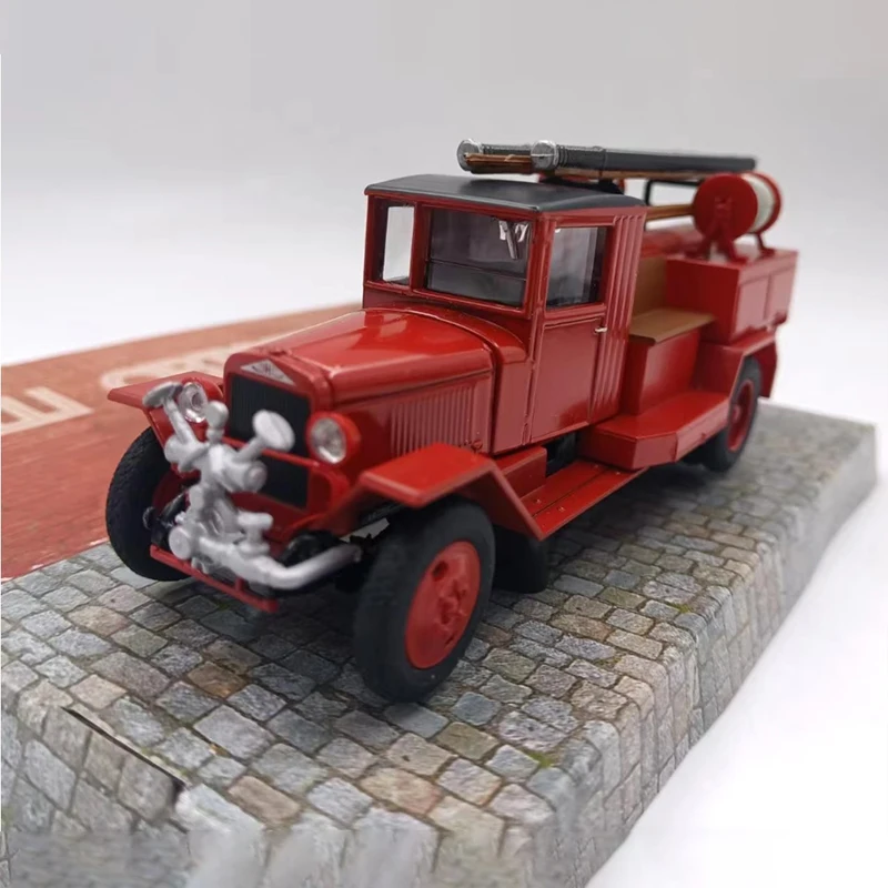 Diecast Original 1:43 escala motor de bomberos Nm3-7 aleación simulación coche modelo colección decoración juguete para regalo exhibición de recuerdo