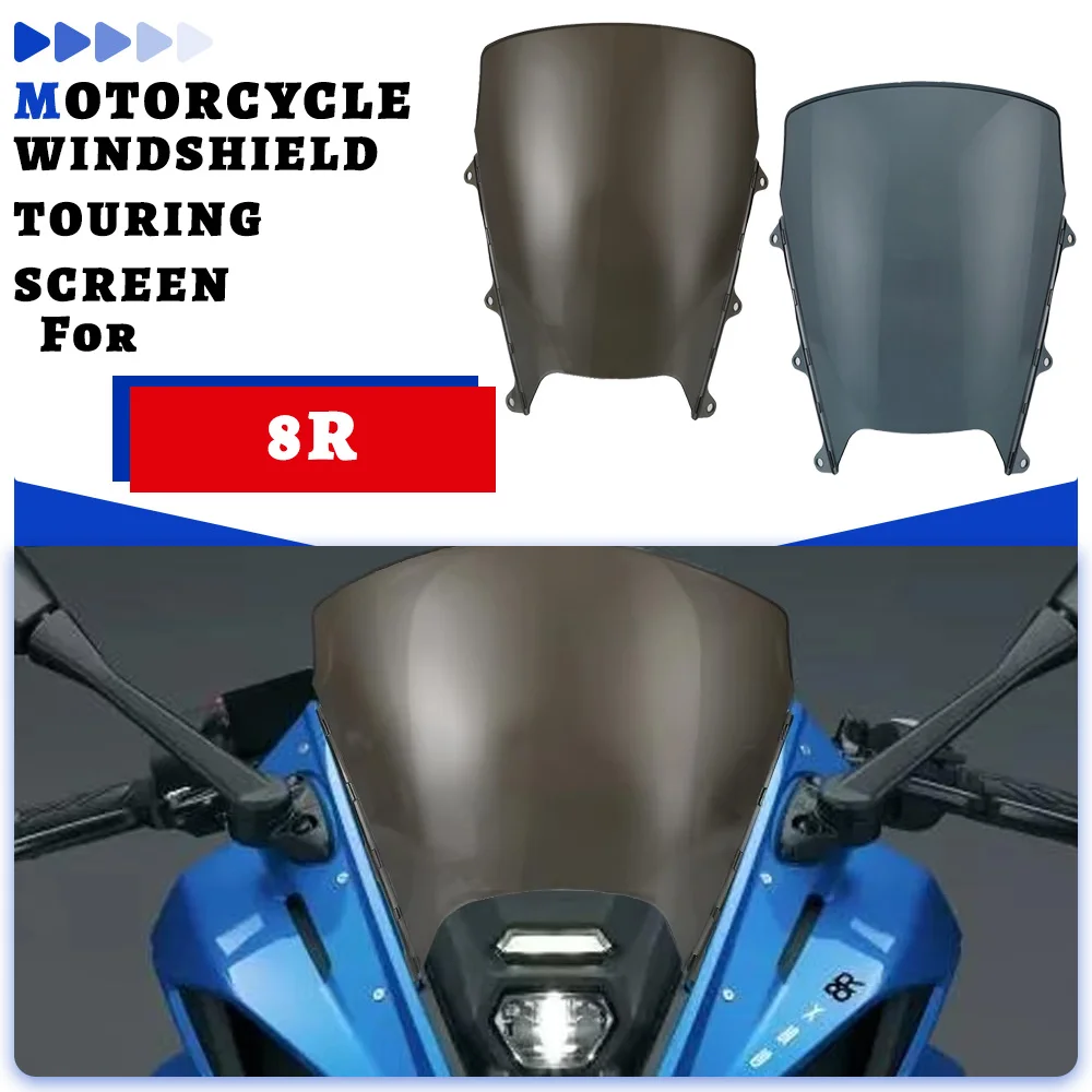 

2026 For Suzuki GSX-8R GSX 8R 2024-2025-2026 Accessories Windscreen Fairing Wind Shield Deflector Motorcycle Windshield Para